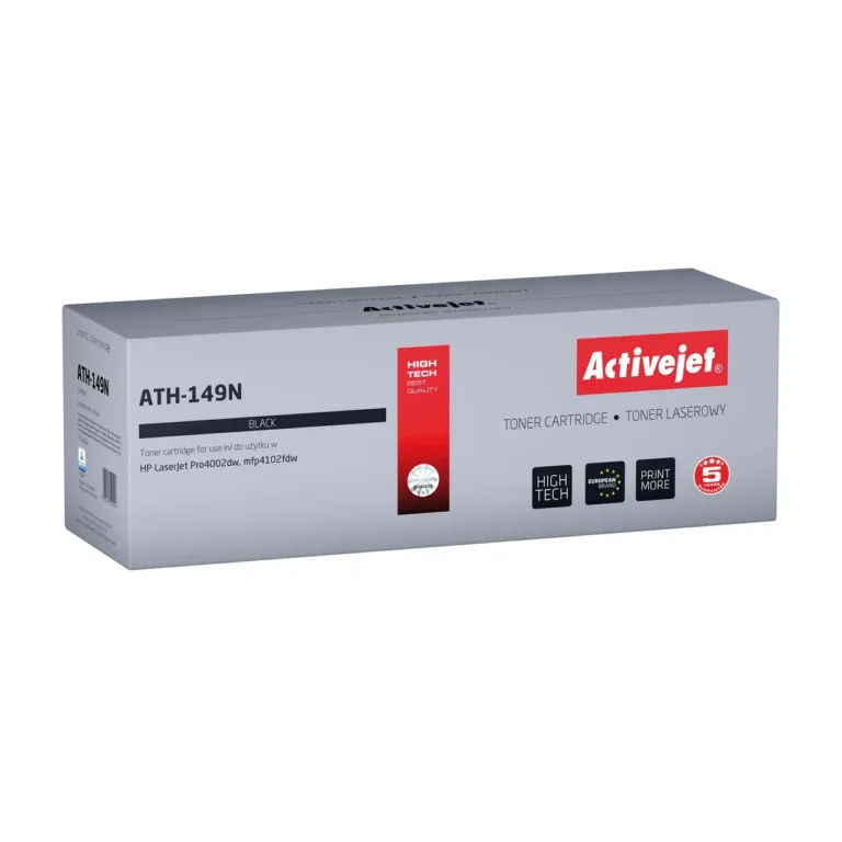 Activejet ATH-149N Supreme must kiibiga lasertooner HP 149A (W1490A) asenduseks, 2900 lehte, ühilduv HP LaserJet Pro 4002/4102, 1 tk pakis