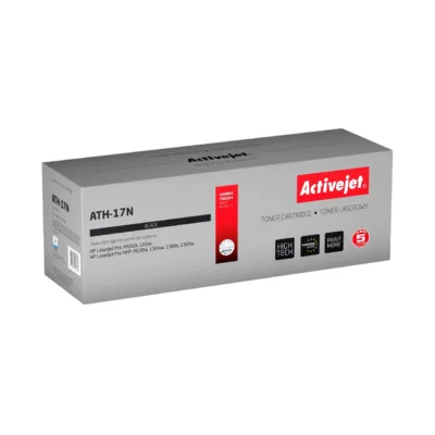 Activejet ATH-17N must tooner HP 17A CF217A asenduseks, 1600 lehte, HP LaserJet Pro M102/M130 printeritele