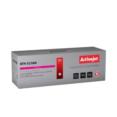 Activejet ATH-313AN magenta tooner HP 126A CE313A/Canon CRG-729M asenduseks, 1000 lehekülge, ühilduv HP CP1025, M175, Canon LBP7010C, 1 tk