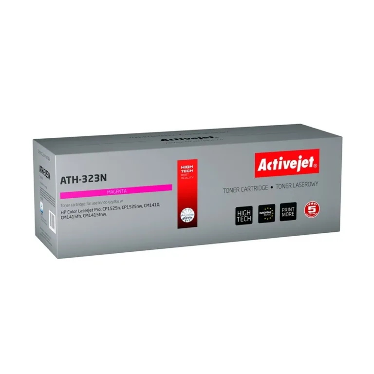 Activejet ATH-323N magenta lasertoonerkassett HP 128A CE323A asendus 1300 leheküljele HP Color LaserJet Pro printeritele
