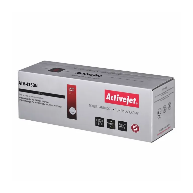 Activejet ATH-415BNX must ühilduv toonerkassett HP 415X W2030X jaoks, 7500 lehte, Supreme, sobib HP Color LaserJet Pro M454/M479