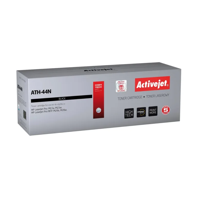 Activejet ATH-44N must toonerkassett HP 44A CF244A asenduseks, 1000 lehekülge, HP LaserJet Pro M15/M28 ühilduv