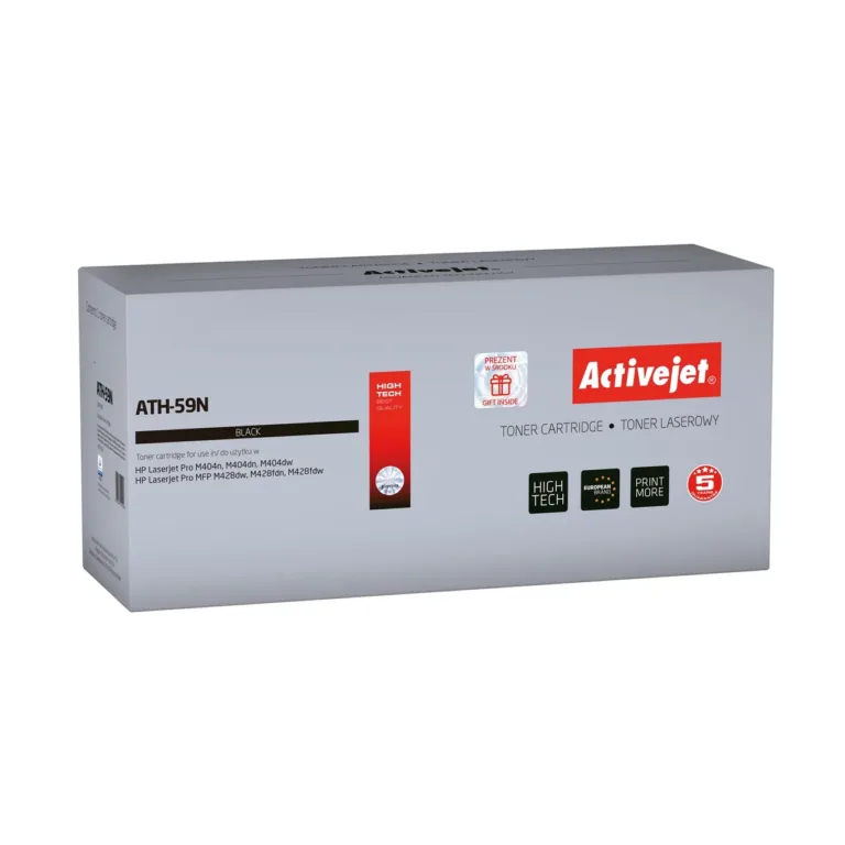 Activejet ATH-59N must kiibiga HP 59A tooner (asendus HP 59A CF259A, Supreme, 3000 lk, ühilduv HP LaserJetiga), 1 tk