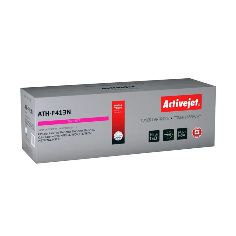Activejet ATH-F413N magenta tooner HP 410A CF413A jaoks, ühilduv, 2300 lehekülge, HP Color LaserJet M377dw/M452dn/M477
