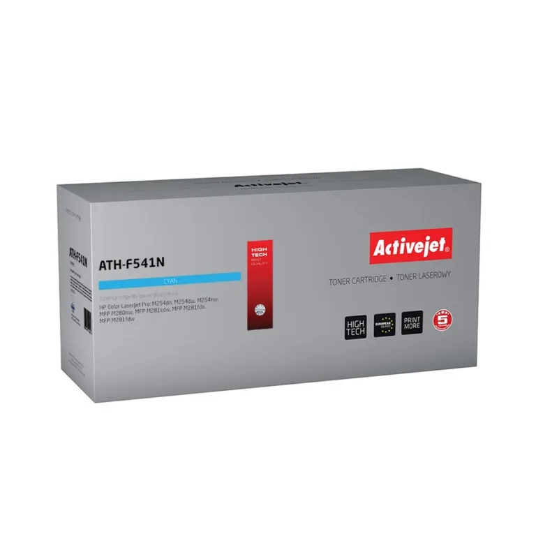 Activejet ATH-F541N tsüaan toonerkassett HP 203A CF541A/Canon CRG 054 C, 1300 lehte, ühilduv HP ja Canon laserprinteritega