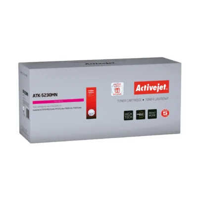 Activejet ATK-5230MN magenta XL tooner Kyocera TK-5230M asendus, 2200 lk, kiibiga, Kyocera ECOSYS M5521cdn/cdw, P5021cdn/cdw printeritele