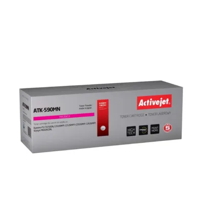 Activejet ATK-590MN magenta tooner Kyocera TK-590M asenduseks, 5000 lk, ühilduv FS-C2026MFP/M6026CDN printeritega