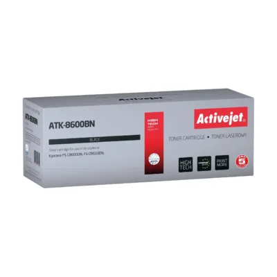 Activejet ATK-8600BN must lasertooner Kyocera TK-8600K asendaja (30 000 lehte, ühilduv Kyocera FS-C8600DN / C8650DN, Supreme versioon)