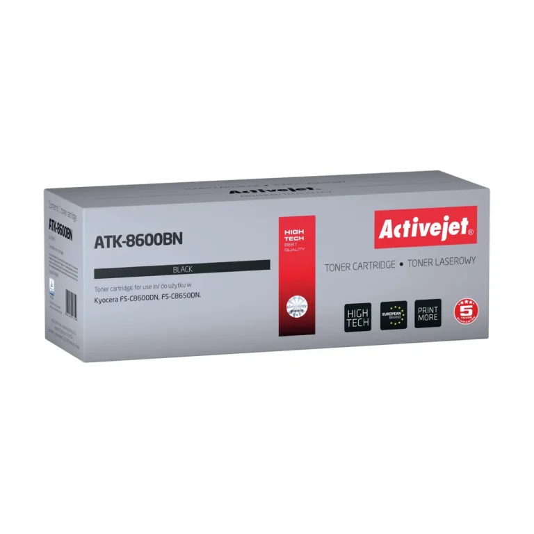 Activejet ATK-8600BN must lasertooner Kyocera TK-8600K asendaja (30 000 lehte, ühilduv Kyocera FS-C8600DN / C8650DN, Supreme versioon)