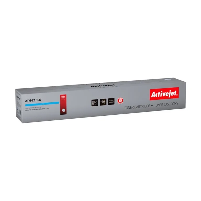 Activejet ATM-216CN Supreme 26 000-leheküljeline ühilduv tsüaan toonerkassett Konica Minolta TN216C jaoks (Bizhub C220/C280/C360, Develop Ineo +220/+280/+360)