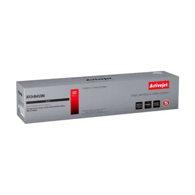 Activejet ATO-B410N must lasertooner OKI printerile, 3500 lehte, asendus OKI 43979102-le, sobib OKI B410d/B410dn/B430d/B430dn/B440dn/MB460/MB470/MB480