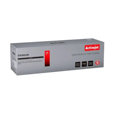 Activejet ATO-B411N Supreme must lasertooner OKI B411/B431/MB461/MB471 printeritele, asendab OKI 44574702, 4000 lehekülge