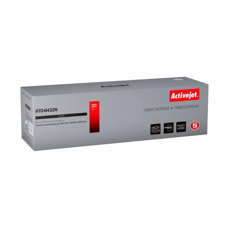 Activejet ATO-B432N 7000 lehekülge must lasertooner OKI 45807106 asenduseks, ühilduv OKI B412dn/B432dn/MB472dnw jt printeritega