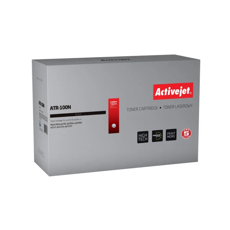 Activejet ATR-100N must lasertooner Ricoh SP100/SP112 jaoks, 1200 lehte, ühilduv