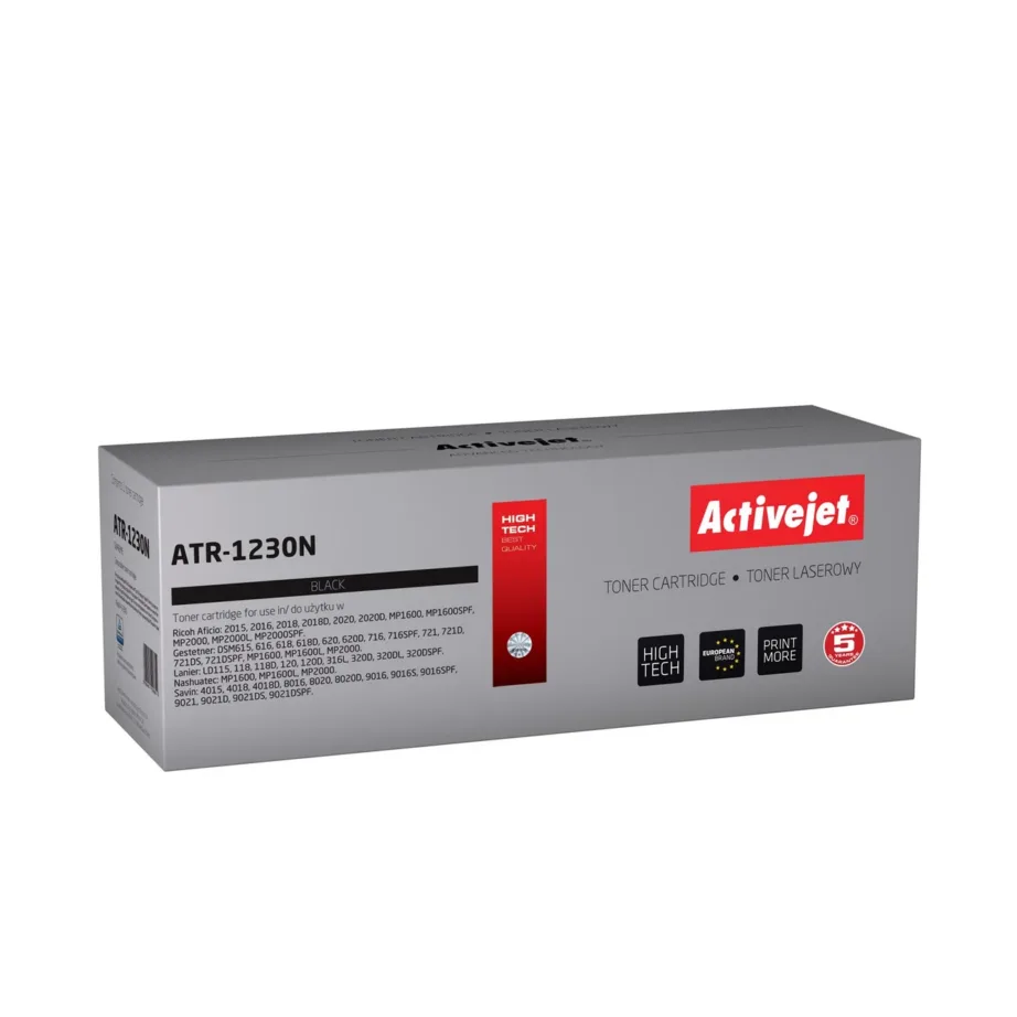 Activejet ATR-1230N ühilduv must lasertooner Ricoh Aficio/MP printeritele, 9000 lehte
