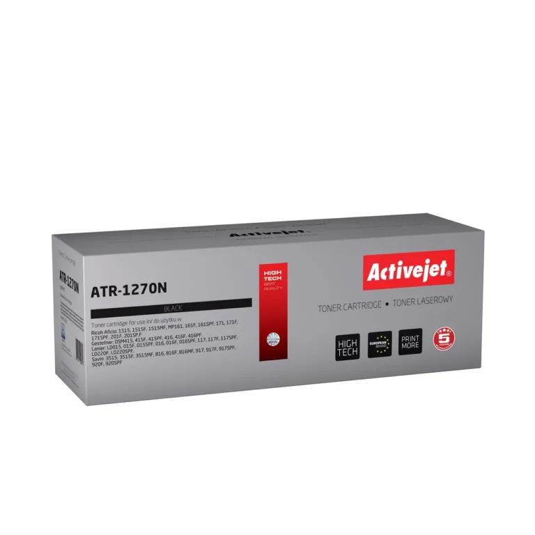 Activejet ATR-1270N must toonerkassett Ricoh printerile, 7000 lehte