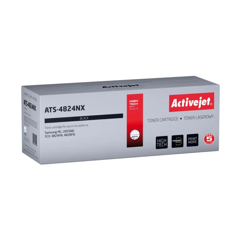 Activejet ATS-4824NX must Samsungi ühilduv lasertooner, MLT-D2092L asendus, 5000 lehte, ML-2855ND/SCX-4824FN/4828FN, 1 tk