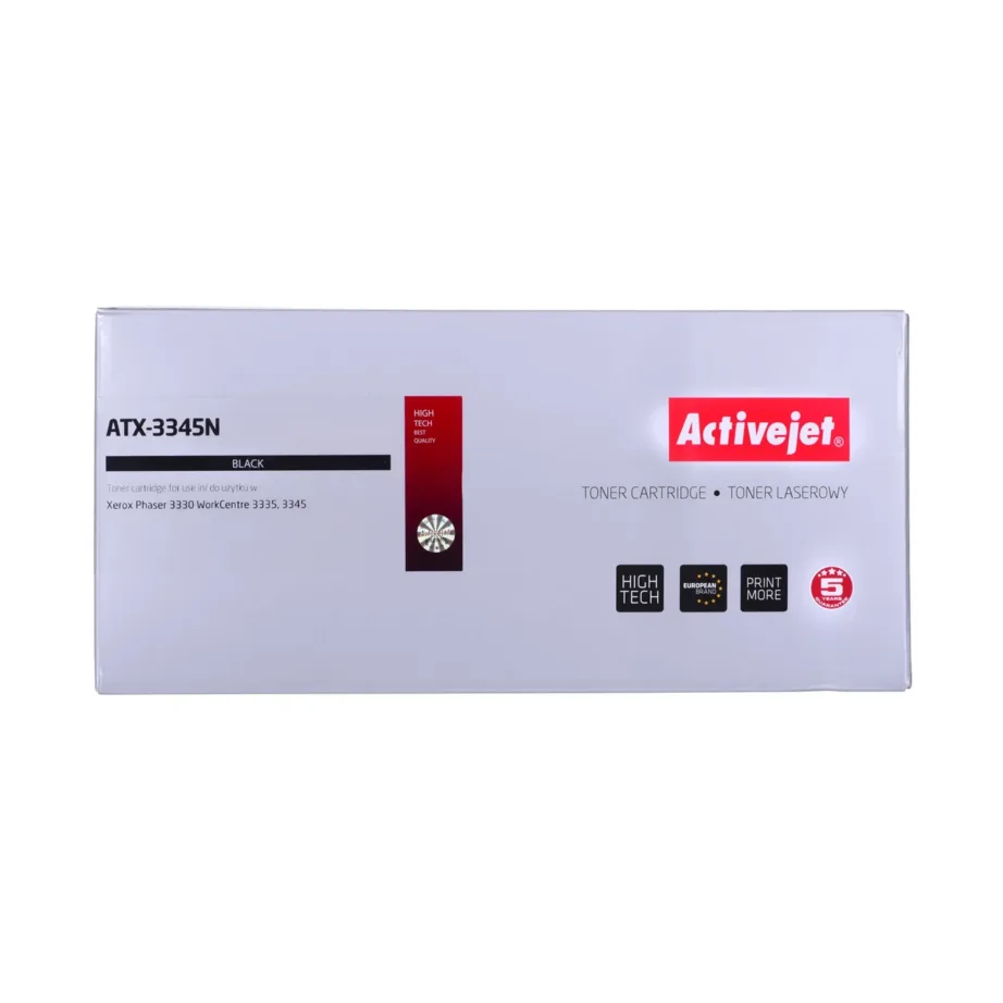 Activejet ATX-3345N must laser-tindikassett Xerox 106R03773 asendus, 3000 lehte, Xerox Phaser 3330/WorkCentre 3335/3345, Supreme – 4