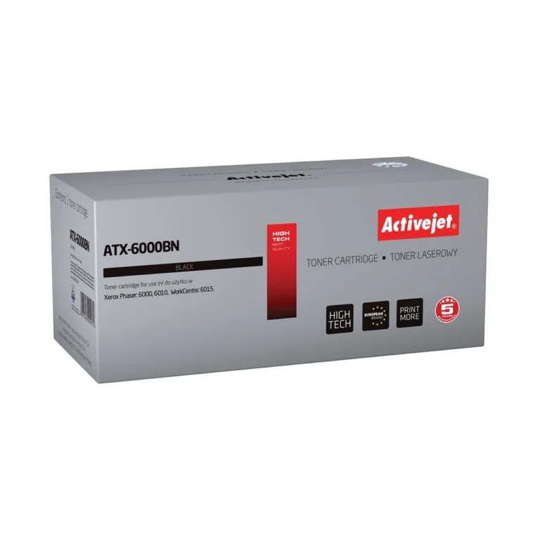 Activejet ATX-6000BN must lasertooner Xerox 106R01634 asendamiseks, 2000 lehte, ühilduv Phaser 6000/6010, WorkCentre 6015
