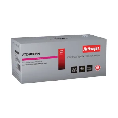 Activejet ATX-6000MN magenta ühilduv lasertooner Xerox 106R01632 jaoks, 1000 lehte, Phaser 6000/6010, WorkCentre 6015