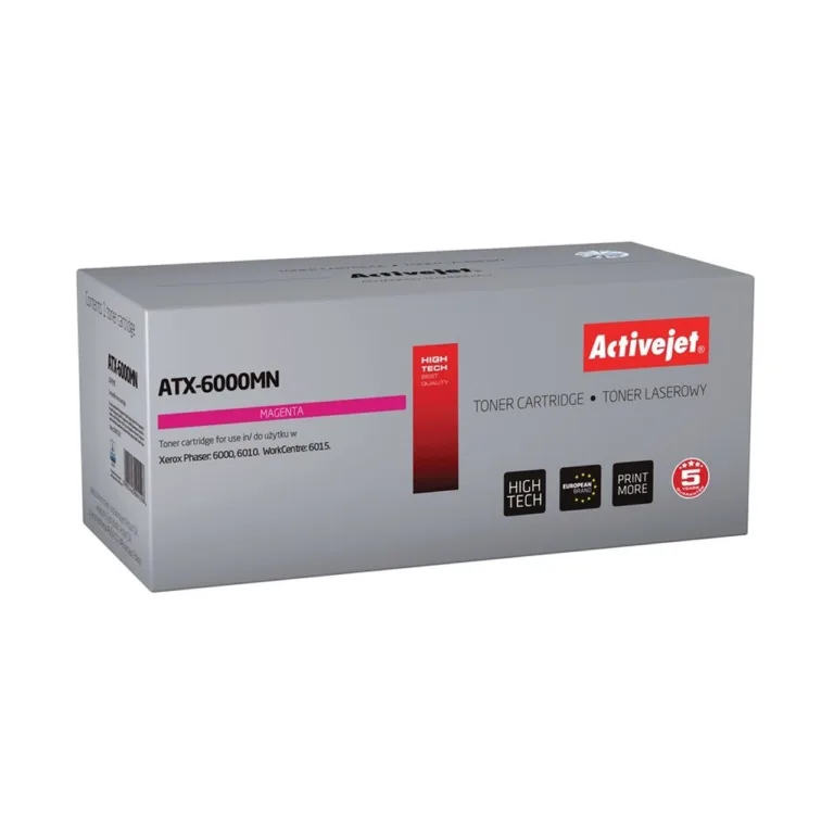 Activejet ATX-6000MN magenta ühilduv lasertooner Xerox 106R01632 jaoks, 1000 lehte, Phaser 6000/6010, WorkCentre 6015