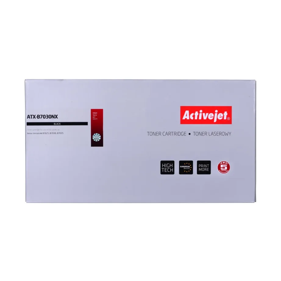Activejet ATX-B7030NX must 30 000 lehe ühilduv laser-toonerkassett Xerox VersaLink B7025/B7030/B7035 (Xerox 106R03396 asendus), Supreme, 1 tk