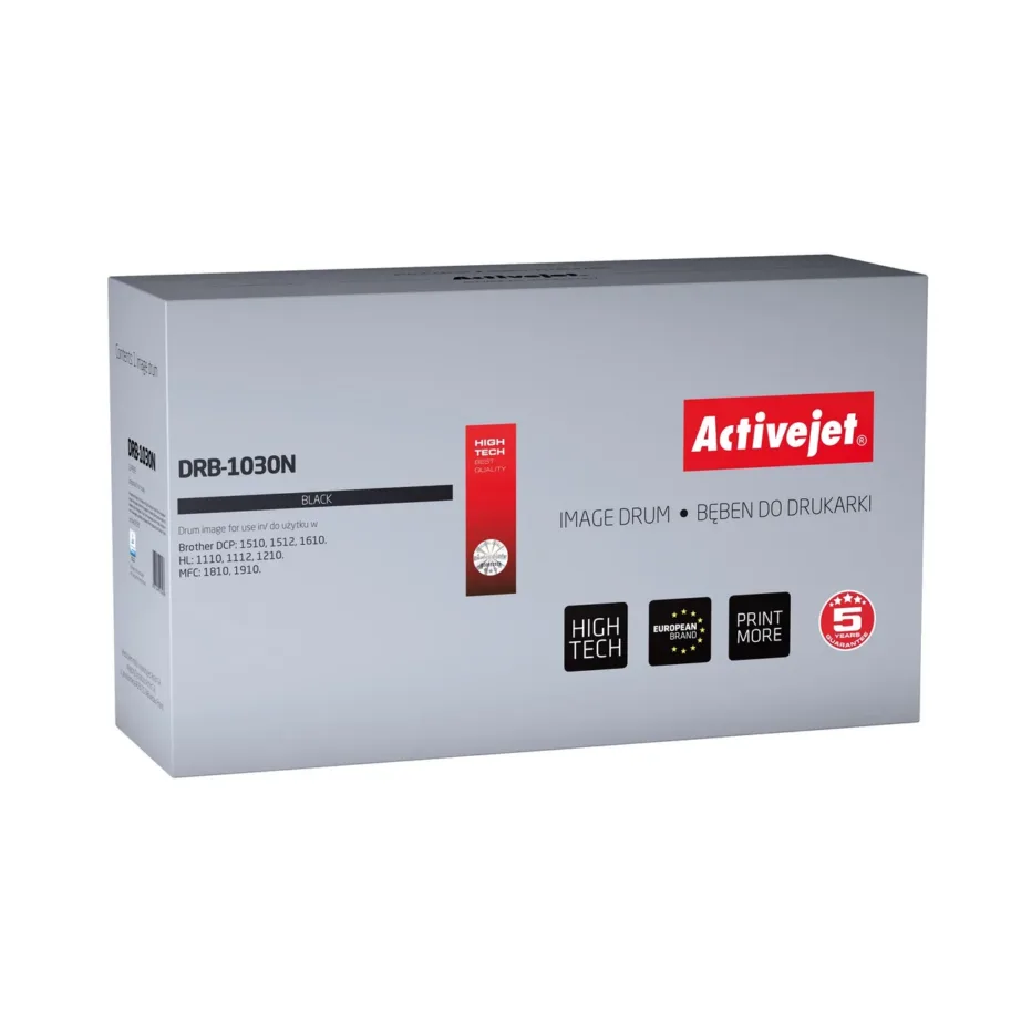 Activejet DRB-1030N must lasertinttrummel Brother DR-1030 jaoks, 10 000 lehte