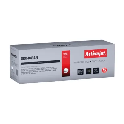 Activejet DRO-B431N must lasertrummel (asendab OKI 44574302) 25 000 lehekülge, ühilduv OKI printeritega
