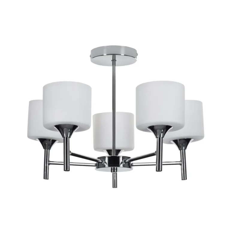 Activejet MIRA AJE-MIRA 5P 47,5 cm kroomviimistlusega klassikaline lühter, 5xE27, metall, elutuppa