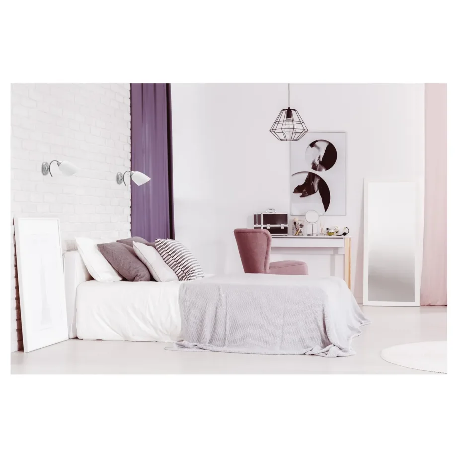 Activejet NIKITA 1P 300x150x120 mm niklivärvi E27 seinavalgusti elutuppa ja magamistuppa – 4