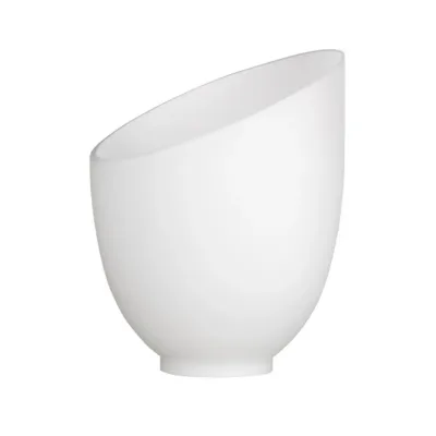 Activejet Nikita valge klaasist lambivari 26 × 12 × 12,5 cm lae- ja põrandalampidele, 1 tk