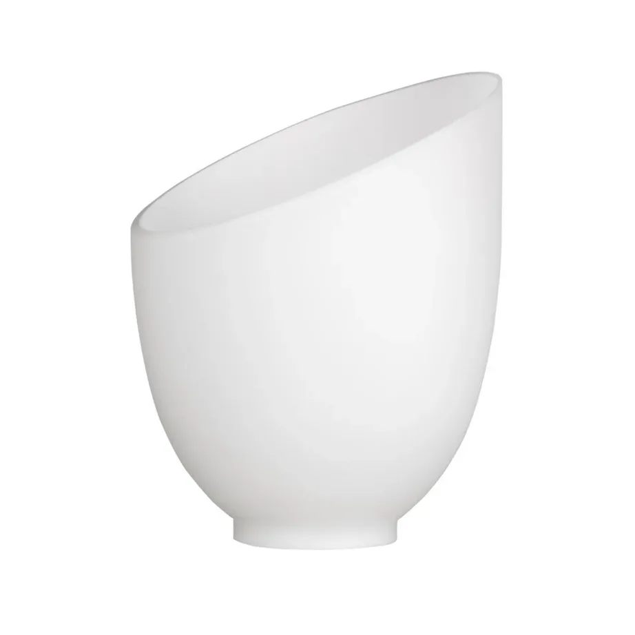 Activejet Nikita valge klaasist lambivari 26 × 12 × 12,5 cm lae- ja põrandalampidele, 1 tk