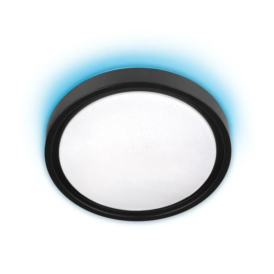 Activejet PANAMA AJE-PANAMA 36 cm 20W must/valge LED RGB laevalgusti, hämardatav ja kaugjuhitav siseruumidesse – 3