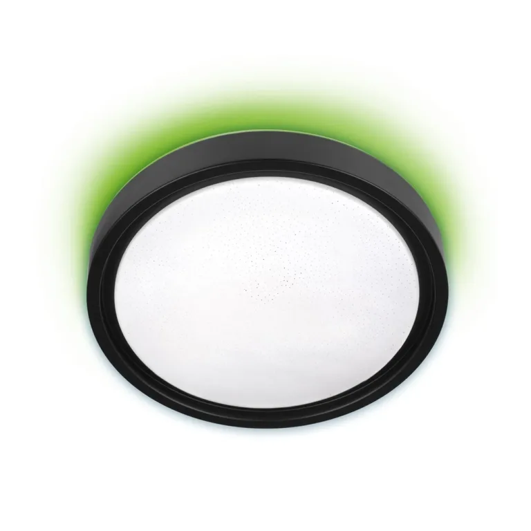 Activejet PANAMA AJE-PANAMA 36 cm 20W must/valge LED RGB laevalgusti, hämardatav ja kaugjuhitav siseruumidesse