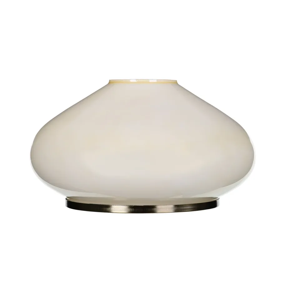 Activejet Rita 18 × 10,5 × 12 cm ecru klaasist lambivari, 1 tk, sobib lae- ja seinavalgustitele