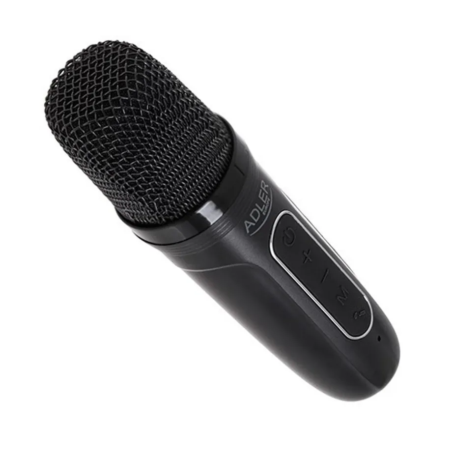 Adler AD 1199b 1500mAh juhtmevaba LED-iga karaoke kõlar mikrofoniga, Bluetooth/USB/SD/AUX, hall – 9