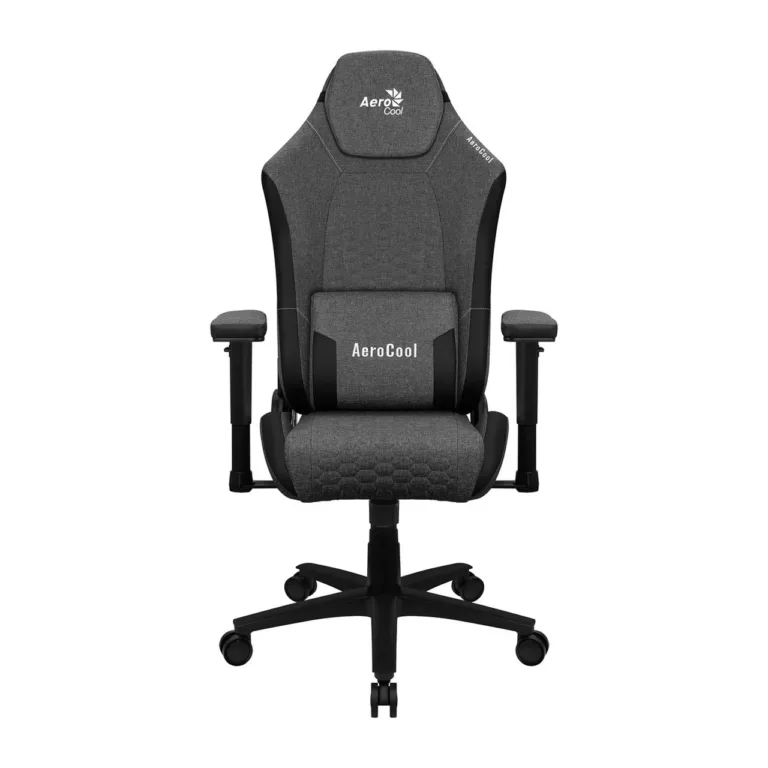 Aerocool AEROCROWN-ASH-BLACK 150 kg ergonoomiline mänguritool, AeroWeave kangas, must, reguleeritavad käetoed, terasraam, 123–133 cm