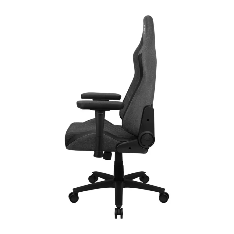 Aerocool AEROCROWN-ASH-BLACK 150 kg ergonoomiline mänguritool, AeroWeave kangas, must, reguleeritavad käetoed, terasraam, 123–133 cm