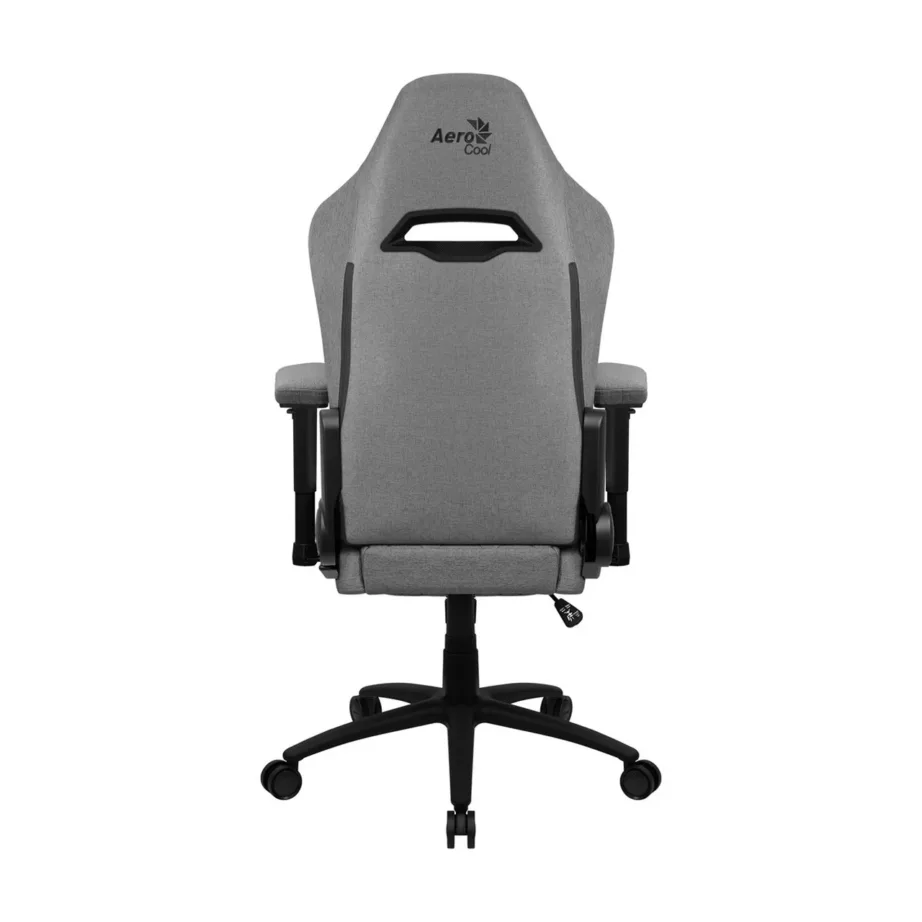 Aerocool AEROROYAL-ASH-GREY ergonoomiline hall mänguritool, terasraam, AeroWeave kangas, 2D käetoed, jalgade tugi, kuni 150 kg – 5