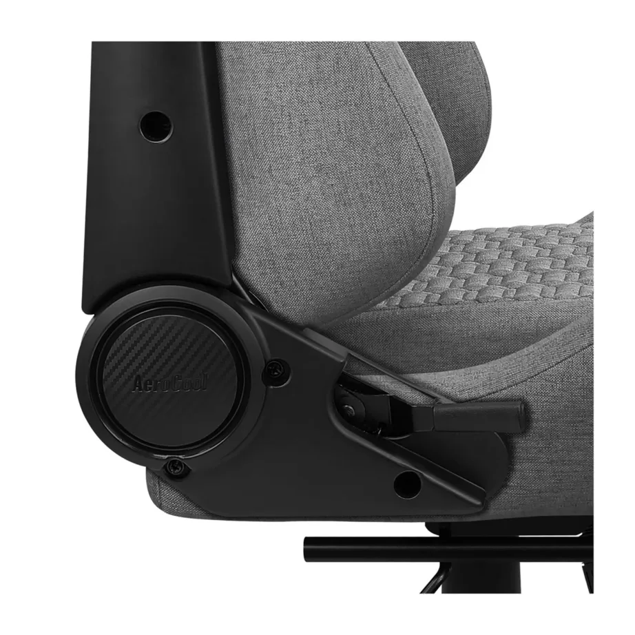 Aerocool AEROROYAL-ASH-GREY ergonoomiline hall mänguritool, terasraam, AeroWeave kangas, 2D käetoed, jalgade tugi, kuni 150 kg – 6