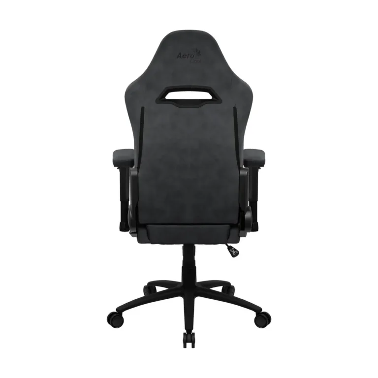 Aerocool AEROROYAL-SLATE-GREY hall 133 cm pöörlev ergonoomiline mänguritool, jalgade toega, AeroSuede, terasraam, 2D käetoed, 150 kg kandevõime