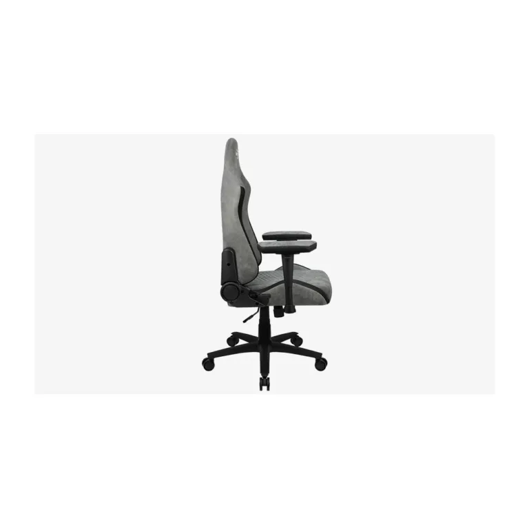 Aerocool Crown AEROCROWN-STONE-GREY 52x52 cm hall kunstnahast universaalne mänguritool, 2D reguleeritavate polsterdatud käetugede ja AeroSuede kattega, terasraam, maksimaalne kandevõime 150 kg