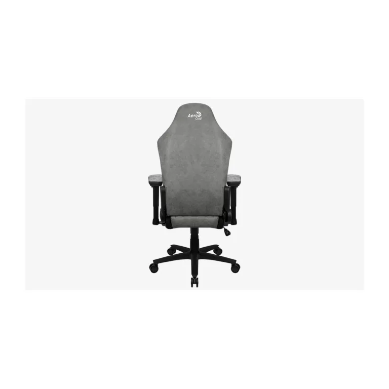 Aerocool Crown AEROCROWN-STONE-GREY 52x52 cm hall kunstnahast universaalne mänguritool, 2D reguleeritavate polsterdatud käetugede ja AeroSuede kattega, terasraam, maksimaalne kandevõime 150 kg