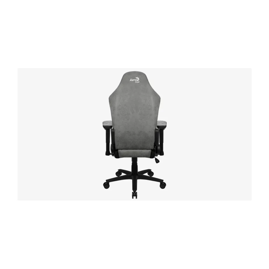 Aerocool Crown AEROCROWN-STONE-GREY 52×52 cm hall kunstnahast universaalne mänguritool, 2D reguleeritavate polsterdatud käetugede ja AeroSuede kattega, terasraam, maksimaalne kandevõime 150 kg – 9