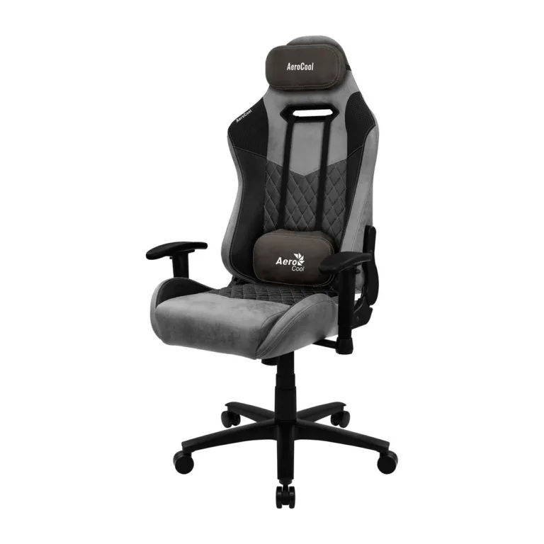 Aerocool DUKE AEROAC-280DUKE-BK 69x70x125-135 cm must/hall mänguritool, reguleeritavad 2D käetoed, seljatoe kalle 90–180°, kuni 150 kg