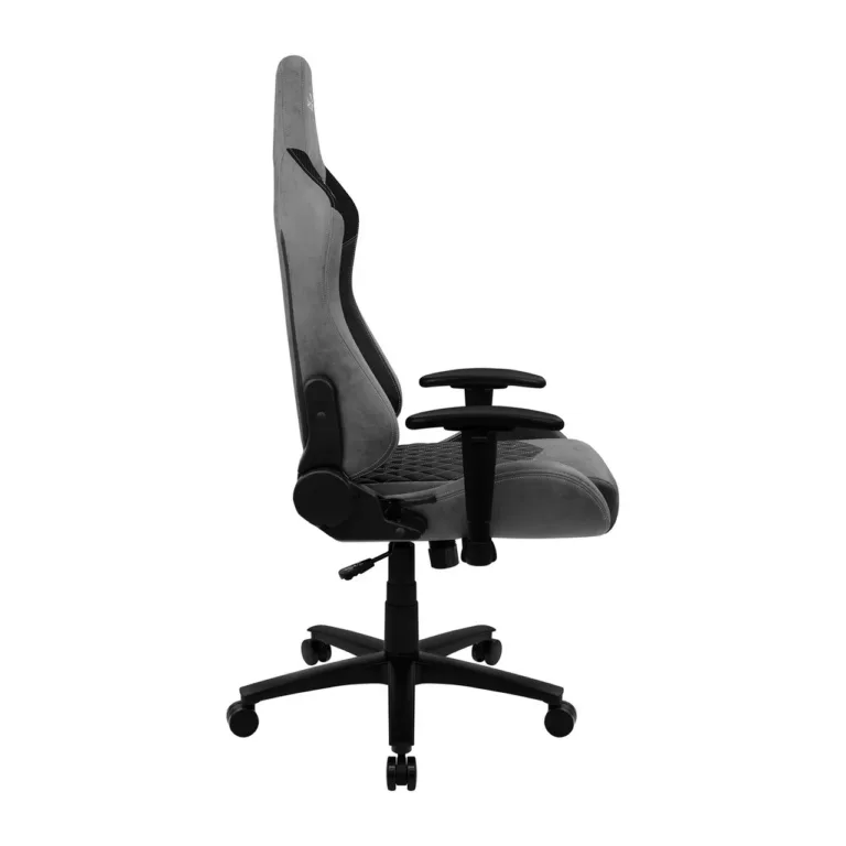 Aerocool DUKE AEROAC-280DUKE-BK 69x70x125-135 cm must/hall mänguritool, reguleeritavad 2D käetoed, seljatoe kalle 90–180°, kuni 150 kg