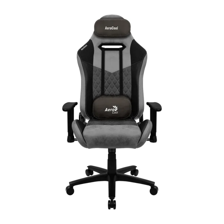 Aerocool DUKE AEROAC-280DUKE-BK 69x70x125-135 cm must/hall mänguritool, reguleeritavad 2D käetoed, seljatoe kalle 90–180°, kuni 150 kg