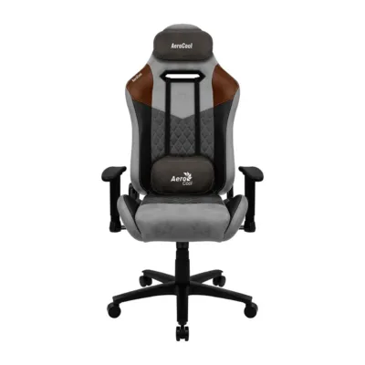 Aerocool DUKE AEROAC-280DUKE-GREY 69x70x125-135 cm must/hall universaalne mänguritool, 2D käetoed, kiikmehhanism, terasraam, kunstnahk, max 150 kg