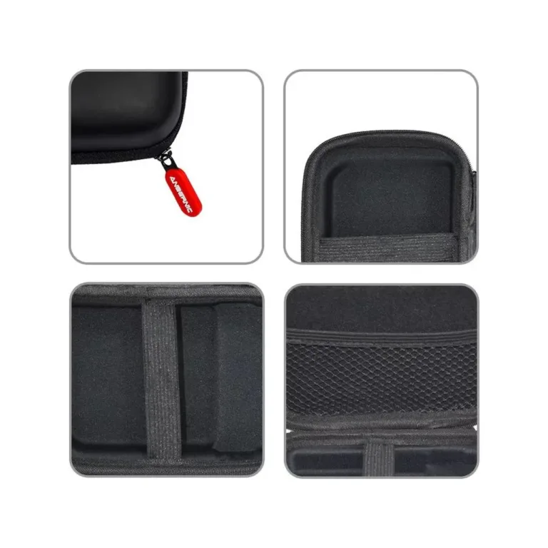 ANBERNIC RG35XX 155x110x55 mm must tõmblukuga kandekott sisetaskuga