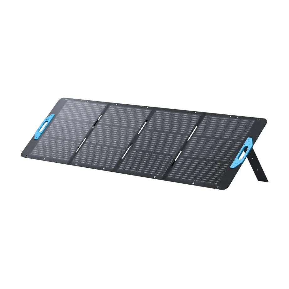Anker SOLIX PS200 200 W monokristalliline päikesepaneel (IP67, reguleeritav kalle, kokkupandav, 57x60,2x6 cm, must, mudel A24360A1) maapaigalduseks